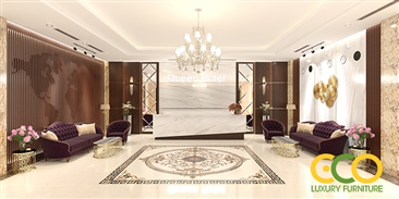 Hoàn thiện nội thất trọn gói khách sạn Queen - Trần Hưng Đạo - TP Hải Phòng