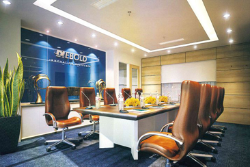 Hoàn thiện nội thất trọn gói văn phòng công ty DIEBOLD - Charmvit 117 Trần Duy Hưng