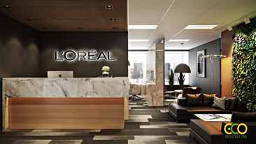 Làm mới nội thất trọn gói văn phòng công ty Loreal Việt Nam