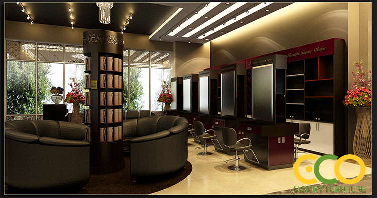 thiết kế salon tóc