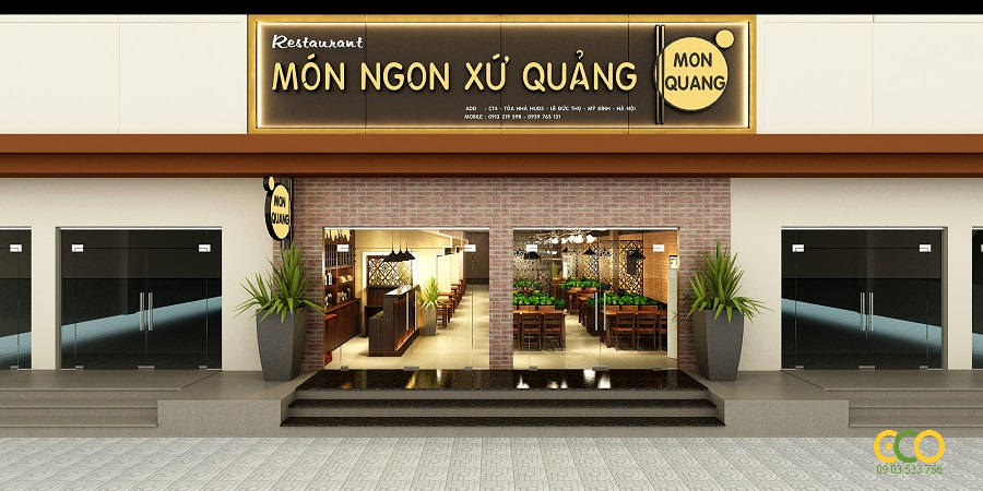 Hoàn thiện trọn gói nội thất nhà hàng ăn món ngon xứ Quảng - Lê ...