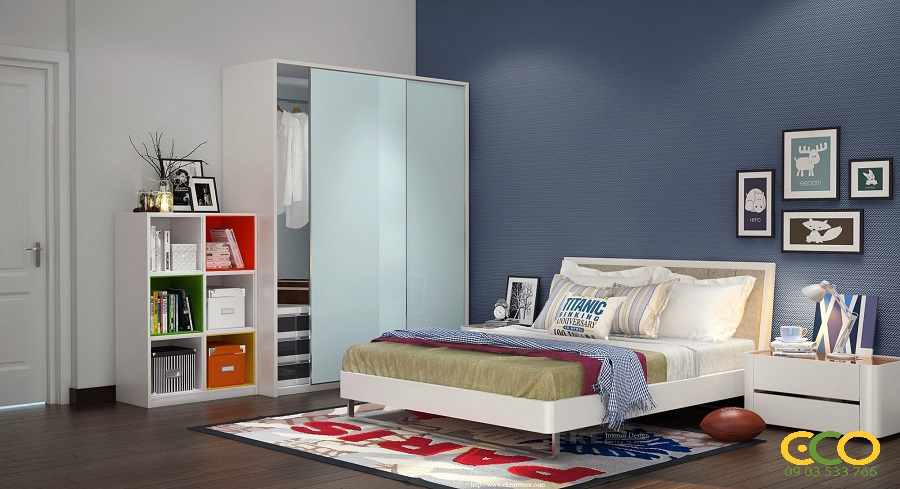 Thiết kế nội thất phòng ngủ chung cư sang trọng